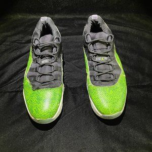 Jordan Retro 11 Low Green Snakeskin "Nightshade" Size 13 (2014)